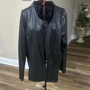 Black Leather Women's Jacket